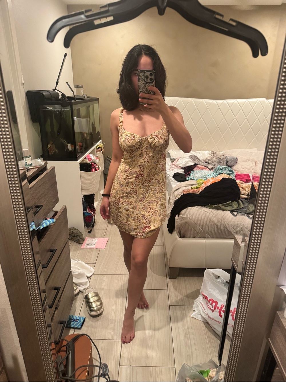 Sky To Moon Paisley Print Dress